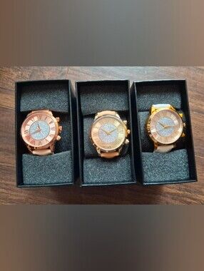 Women’s Glitter-filled Center Watch "Your Choice" NWOT